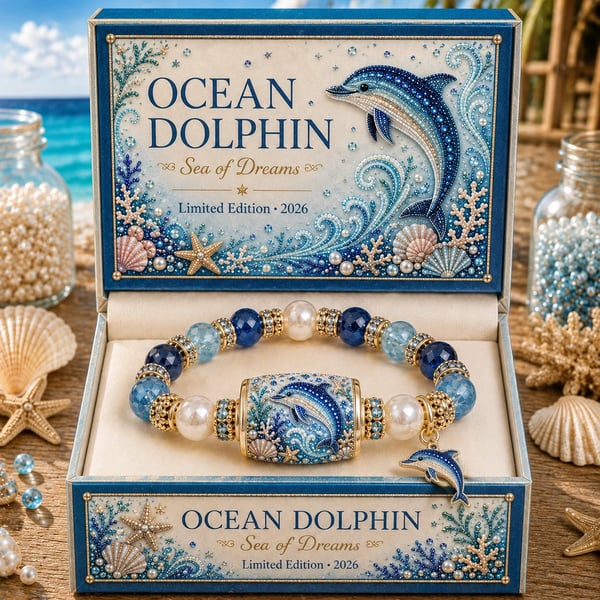 🌊 Limited Edition Ocean Guardian Bracelet Set | Coastal Gift Jewelry