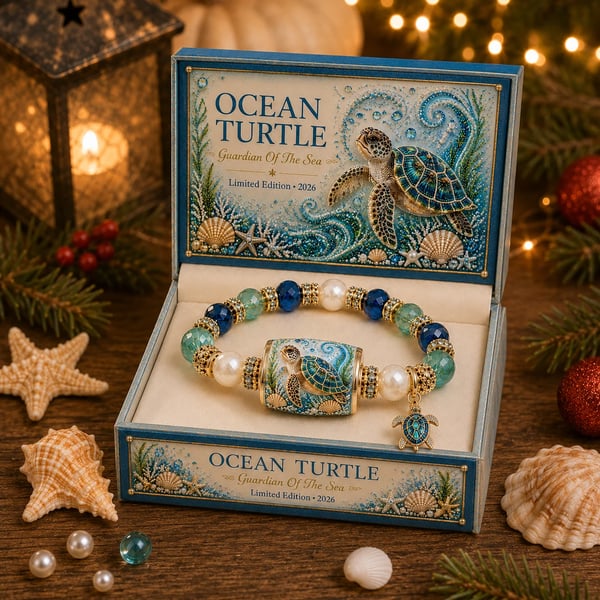 🌊 Limited Edition Ocean Guardian Bracelet Set | Coastal Gift Jewelry