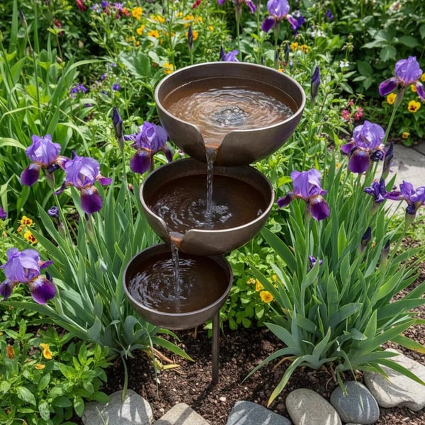 Last Day 50% OFF🐦Rain Catcher Bird Bath –  Bring Life Back To Your Garden🌿