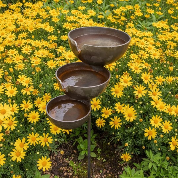 Last Day 50% OFF🐦Rain Catcher Bird Bath –  Bring Life Back To Your Garden🌿